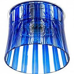 Светильник потолочный, JCD9 G9 с синим стеклом, с лампой, CD2318