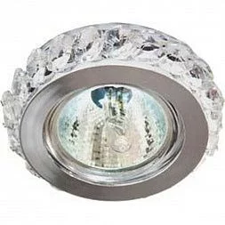 Светильник потолочный, MR16 G5.3 с прозрачным стеклом, хром с лампой, CD2329