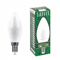 Лампа светодиодная SAFFIT SBC3713 Свеча E14 13W 230V 2700K
