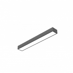 Светодиодный светильник VARTON Gexus Line Up 1200x160x100 мм 20 Вт 4000 К RAL9005 черный муар опал-микропризма