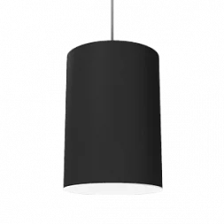 Светодиодный светильник VARTON DL-Roll подвесной 18 Вт 3000 К 140х170 мм RAL9005 черный муар с рассеивателем опал