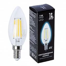 Светодиодная лампа L&B E14-7W-NH-flame filament_lb