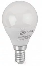 Лампочка светодиодная ЭРА RED LINE LED P45-8W-827-E14 R Е14 / E14 8 Вт шар теплый белый свет