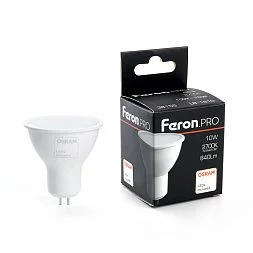 Лампа светодиодная Feron.PRO LB-1610 MR16 G5.3 10W 175-265V 2700K