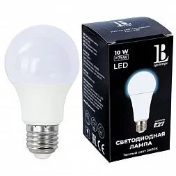 Светодиодная лампа L&B E27-10W-3000K-A60_lb