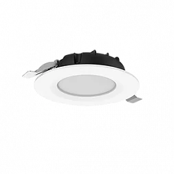 Светодиодный светильник VARTON DL-Slim круглый встраиваемый 121х38 мм (БАП 284х70х73 мм) 10 Вт 4000 K IP44 монтажный диаметр 95 мм аварийный автономный постоянного действия Teletest