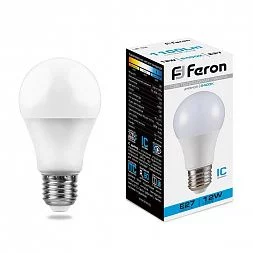 Лампа светодиодная Feron LB-93 Шар E27 12W 175-265V 6400K