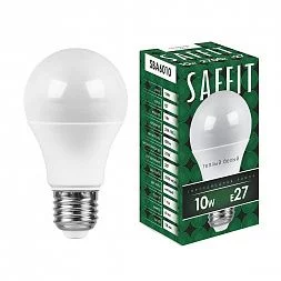 Лампа светодиодная SAFFIT SBA6010 Шар E27 10W 230V 2700K
