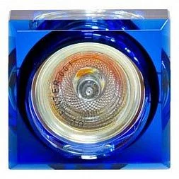 Светильник потолочный, MR16 G5.3 с синим стеклом, CD32