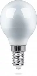 Лампа светодиодная Feron LB-38 Шарик E14 5W 2700K