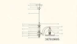 Потолочный светильник MW-Light Фелиция бронзовый 347010605