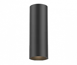 Светодиодный светильник"ВАРТОН" WL-Tube настенный 10W 3000K 80х230 мм угол 60° IP54 RAL9005 черный муар