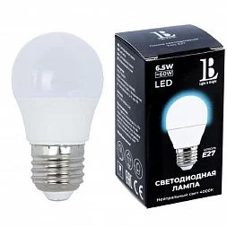 Светодиодная лампа L&B E27-6,5W-4000K-G45_lb