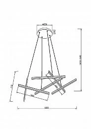 Подвесной светильник Maytoni MOD016PL-L80WK