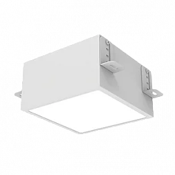 Светодиодный светильник VARTON DL-Grill для потолка Грильято 150х150 мм встраиваемый 18 Вт 3000 К 136х136х75 мм IP40 RAL9003 белый муар диммируемый по протоколу DALI