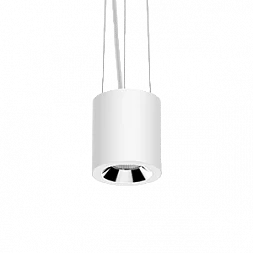 Светильник LED "ВАРТОН" DL-02 Tube подвесной 100*110 12W 4000K 35°  RAL9010 белый матовый диммируемый по протоколу DALI