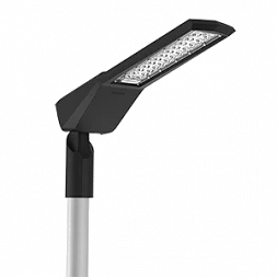 Светодиодный светильник "ВАРТОН" уличный Levante M Parking 100 Вт кронштейн 60мм 5000К RAL9005 черный муар