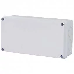 Коробка разветвительная STEKKER EBX31-04-65, 200*100*70 мм, 8 выбивных отверстий, IP65, светло-серая