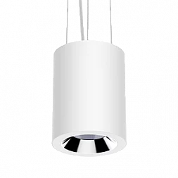 Светильник LED "ВАРТОН" DL-02 Tube подвесной 150*220 55W 4000K 35° RAL9010 белый матовый