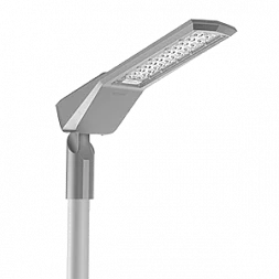 Светодиодный светильник "ВАРТОН" уличный Levante M Parking 100 Вт кронштейн 60мм 4000К серый RAL7045 муар