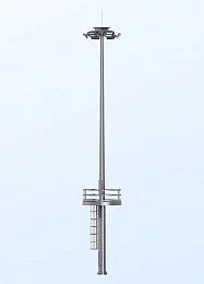 Мачта со стационарно-мобильной короной МГФ-30-СР-М(800)-VI-12-ц