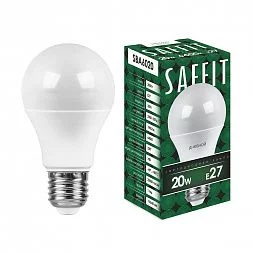 Лампа светодиодная SAFFIT SBA6020 Шар E27 20W 230V 6400K