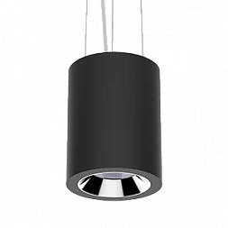 Светильник LED "ВАРТОН" DL-02 Tube подвесной 150*220 55W 4000K 35° RAL9005 черный муар