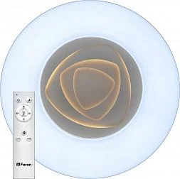 Светодиодный управляемый светильник накладной Feron AL5500 ROSE тарелка 80W 3000К-6500K