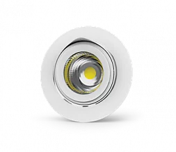 Светильник LED "ВАРТОН" DL/R встраиваемый поворотный 40° 195*159мм 50W 3000K белый (⌀185mm)