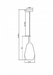 Подвесной светильник Maytoni MOD271PL-01B9