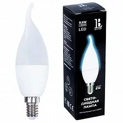 Светодиодная лампа L&B E14-9,5W-4000К-C37-flame_lb