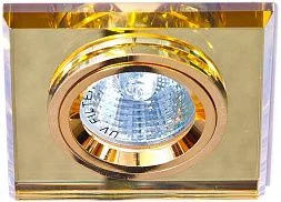 Светильник встраиваемый Feron 8170-2 потолочный MR16 G5.3 желтый